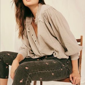 COPY - Free People Beach Day Henley Pullover Top